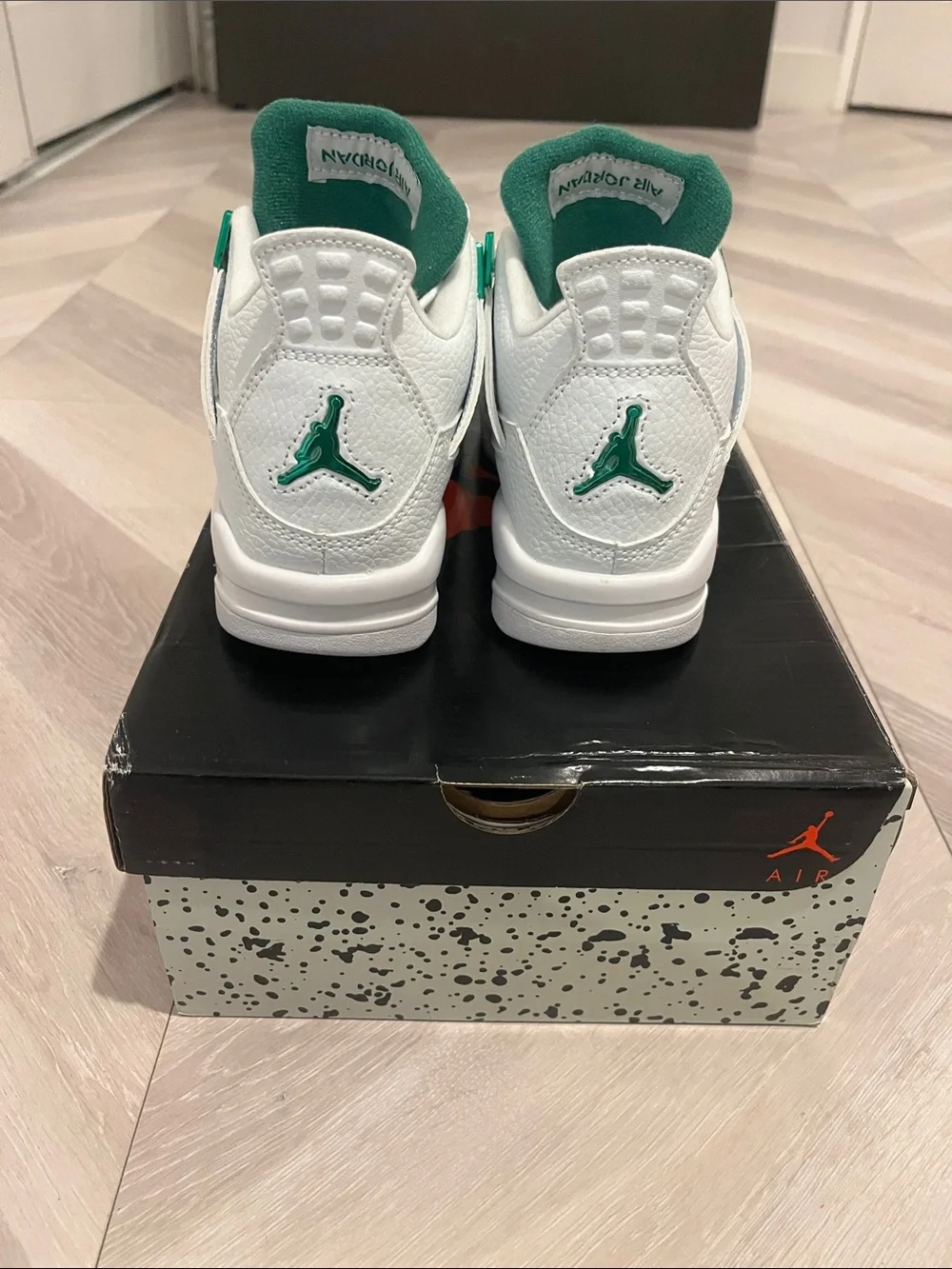 Air Jordan 5 Kids youth Retro Sneakers White metallic Green shoes